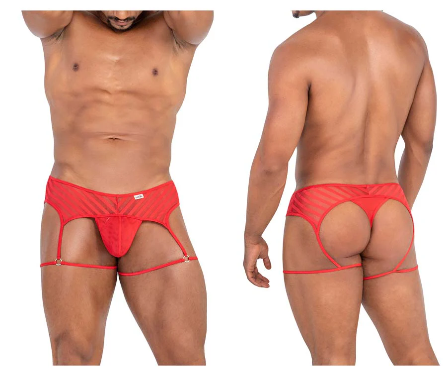 CandyMan 99792 Mesh Garter Thong - Image 2