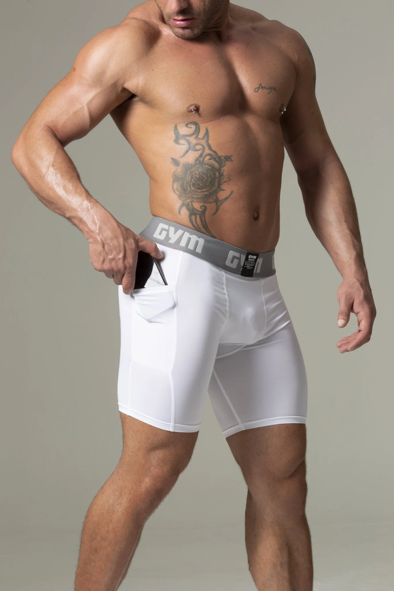 GYM Compression Short with Hard Cup Included - Image 5