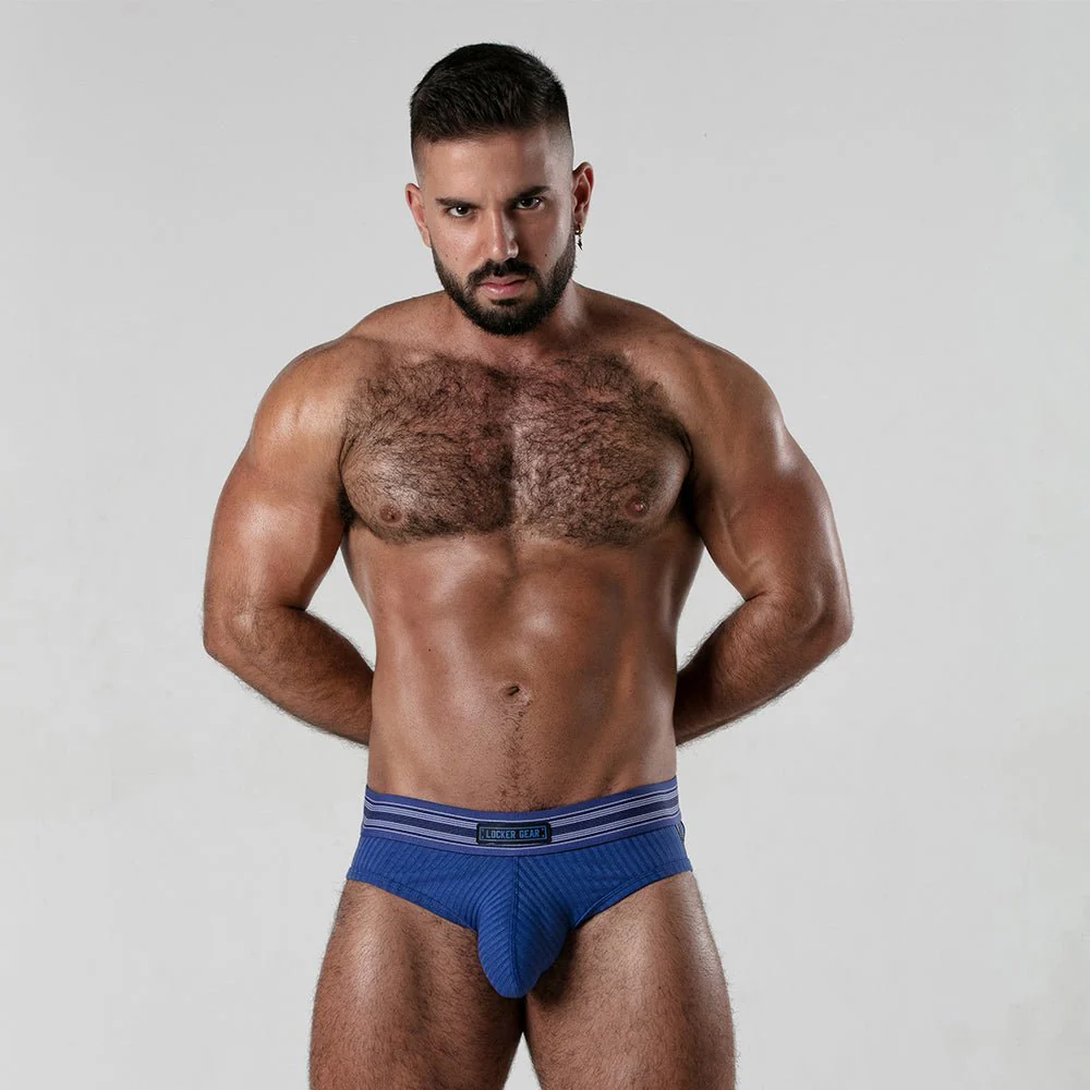 Locker Gear Ribbed Cotton Jockbrief LK0123
