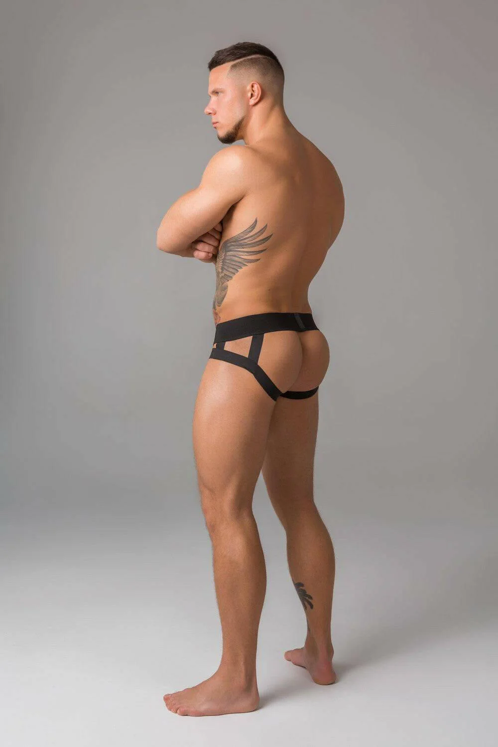 Maskulo Youngero Jockstrap with Mesh Cod Piece - Image 13